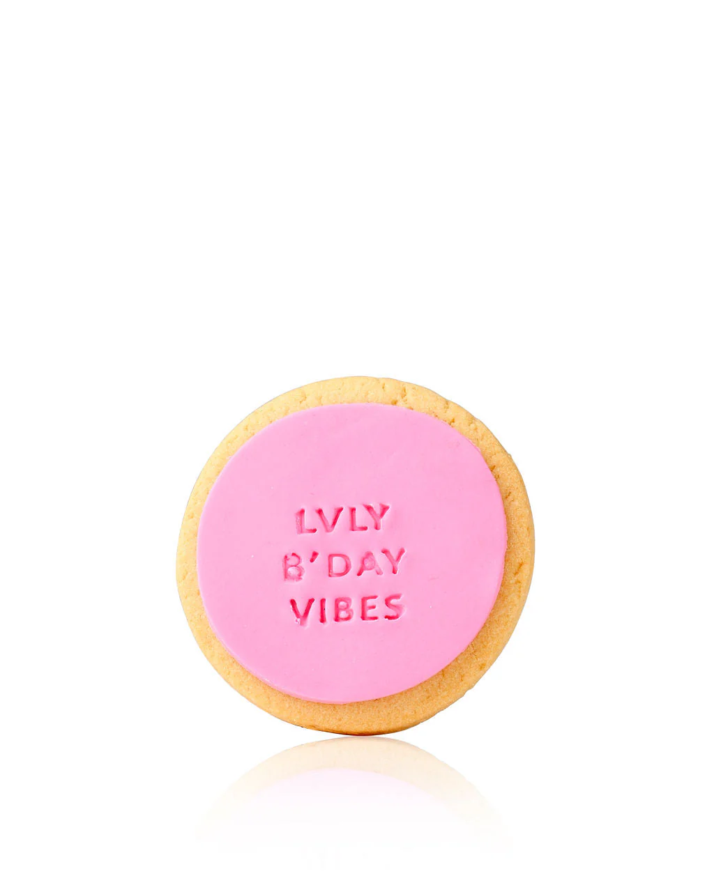 'LVLY b'day vibes' quote cookie - Image 2