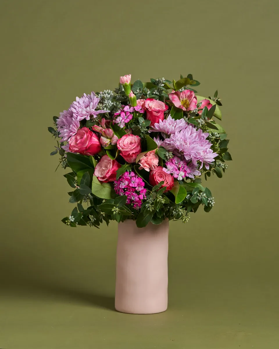 Seasonal Sympathy Flowers + Vase - Image 6