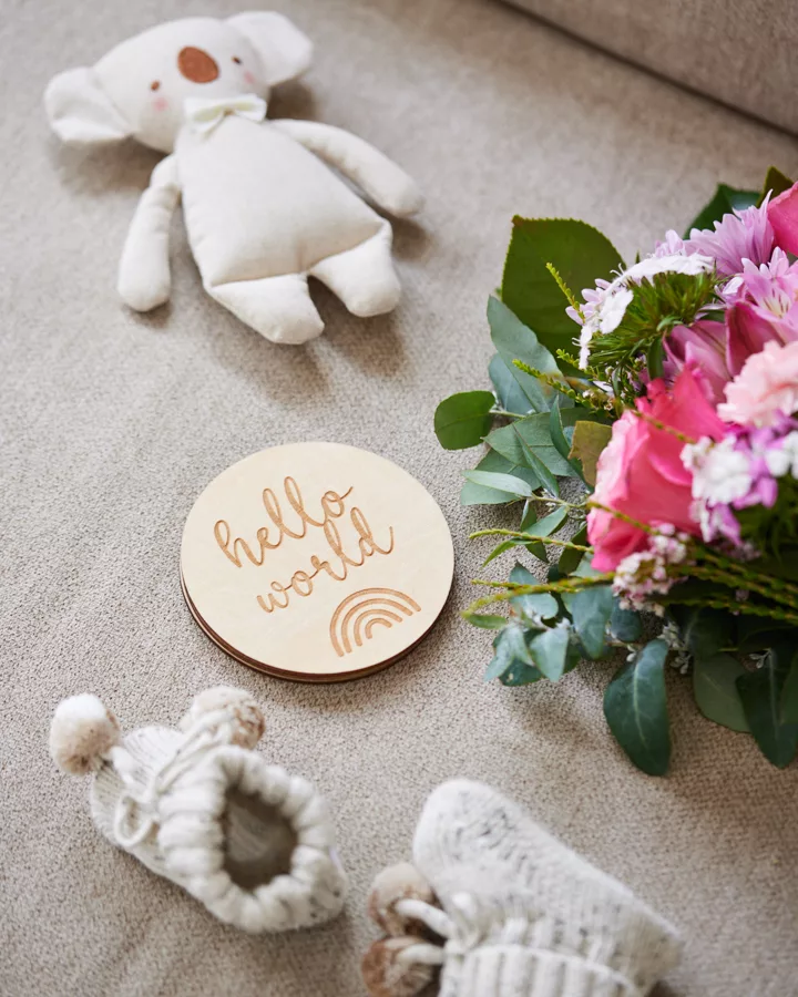 Welcome Little One + Native Posy - Image 2